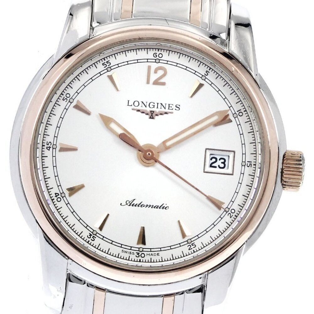 LONGINES Saintimier L2.563.5 Date Silver Dial Automatic Ladies Watch_896870